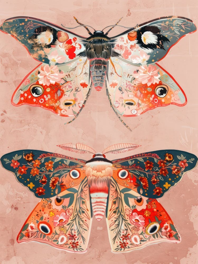 Butterfly Symphony William Morris Style 1