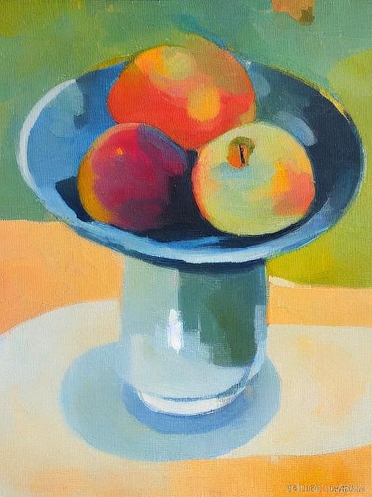 Apricot Bowl Of fruit