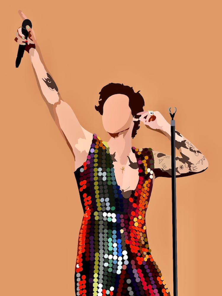 Harry Styles Print | Harry Styles Live Print