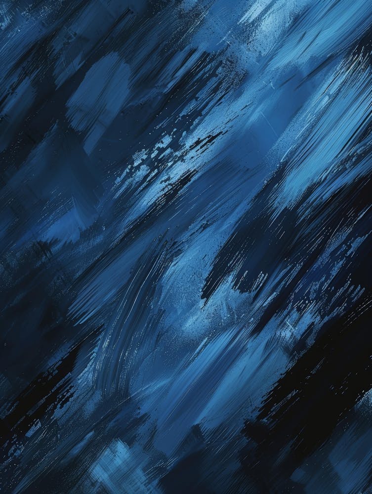 Abstract Blue Painting 15