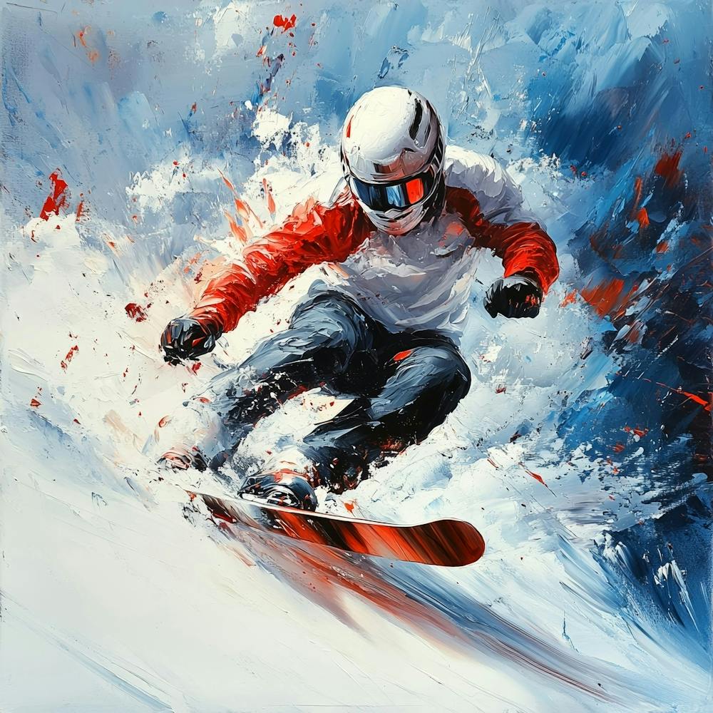 Snowboarder Art 1