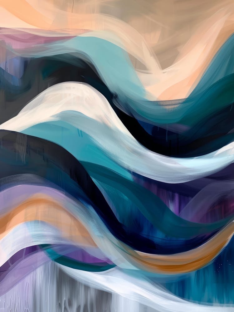 Abstract Wave Painting 15
