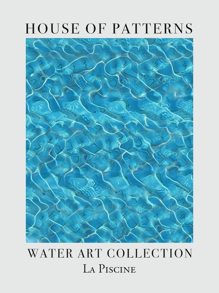 House Of Patterns La Piscine Wasser 26