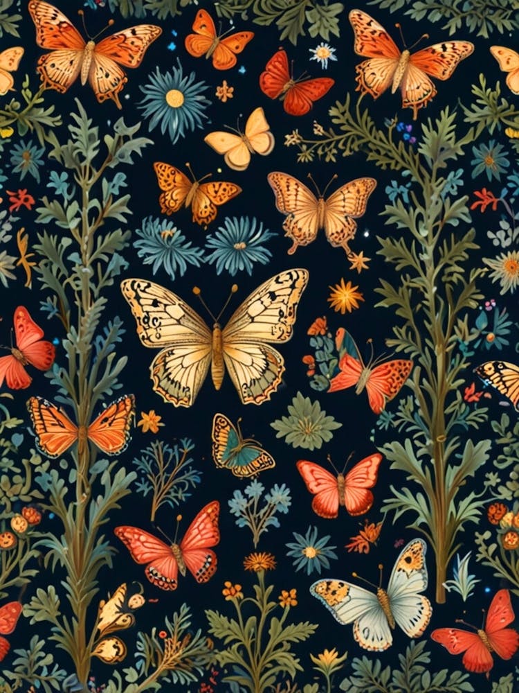 William Morris Schmetterlingsgarten
