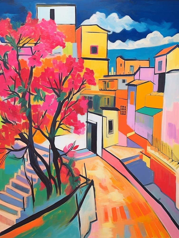 Cartagena Spain 3 Fauvist Painting