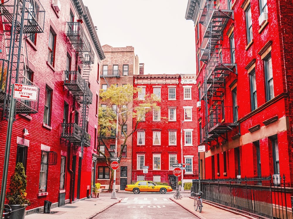Yellow Cab In New York