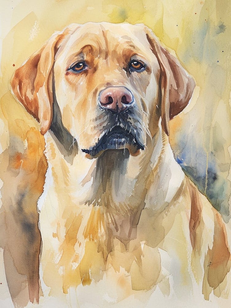 Labrador Retriever Watercolor Painting 3