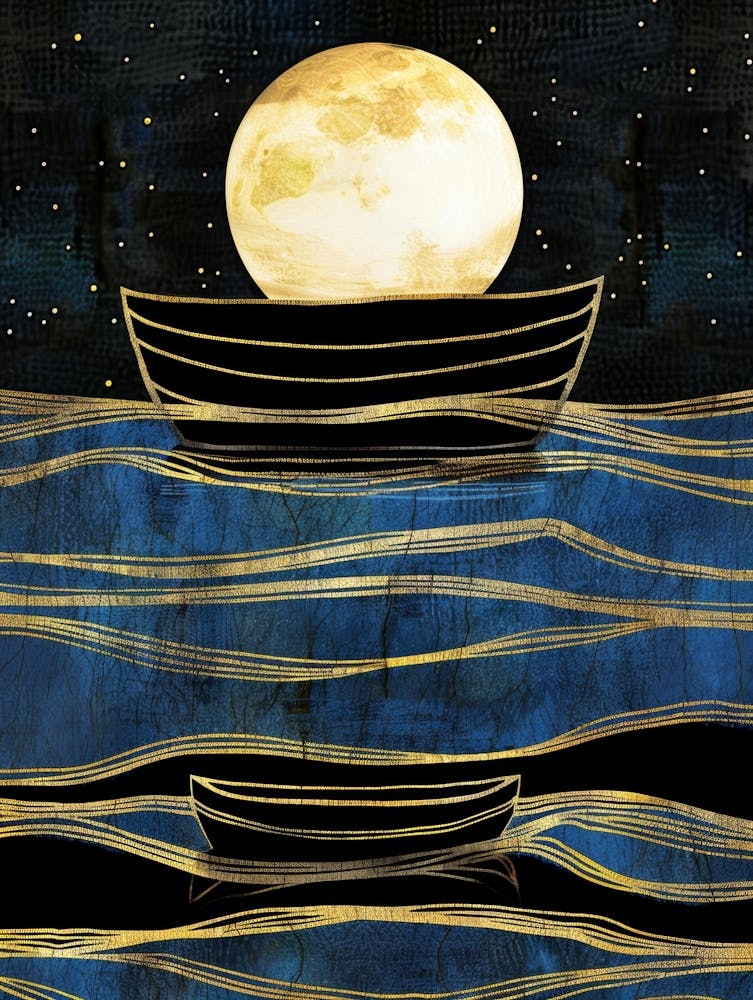 Moonlight Over The Water 1
