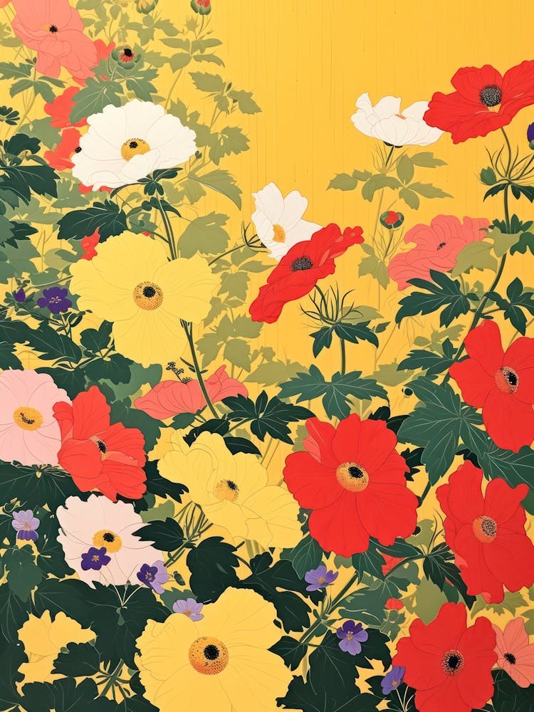 Great Japan Hokusai Japanese Floral 11