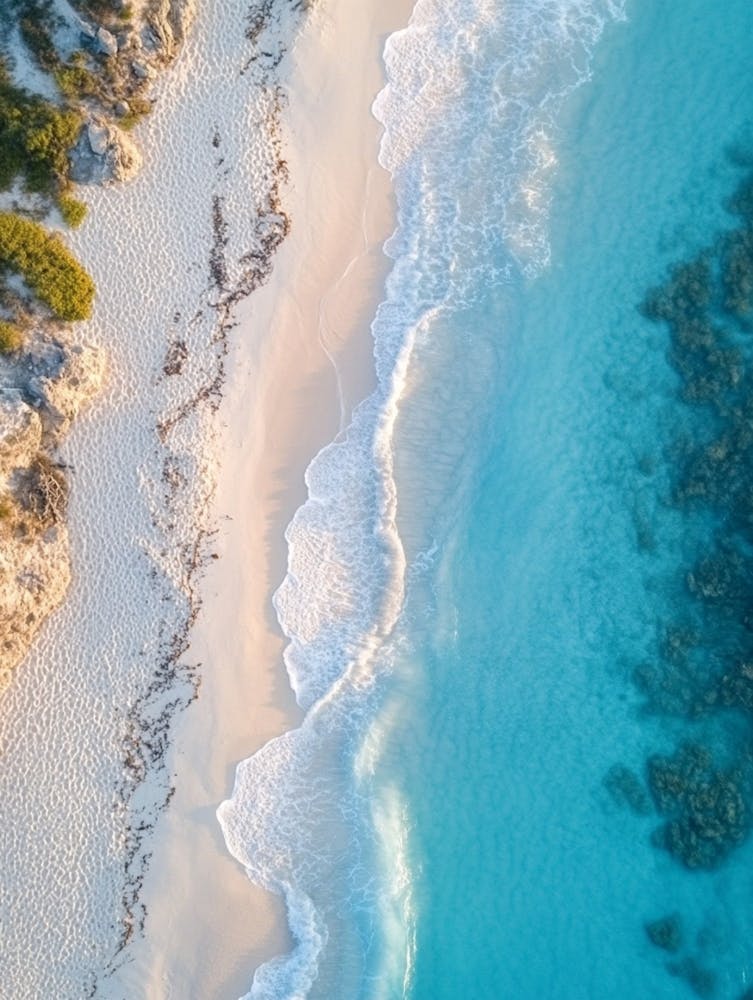 Aerial View Of A Beach 89