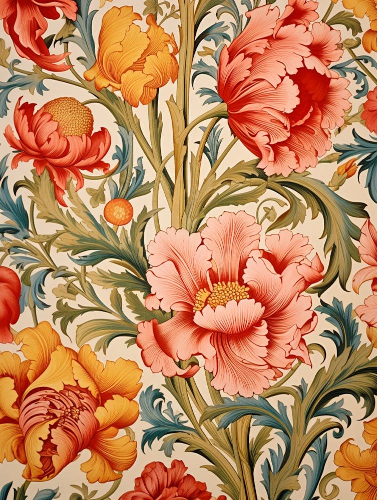Blumen-Tapete 224