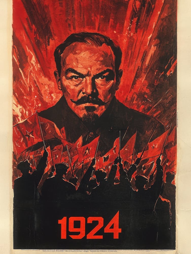 Aihrgdesign A Vintage Propaganda Poster Marking The Death Of 3