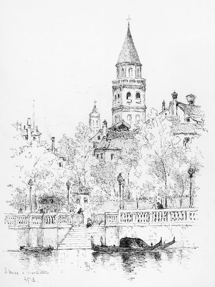 San Moise e Giardinetto, Venice - Andrew Fisher Bunner