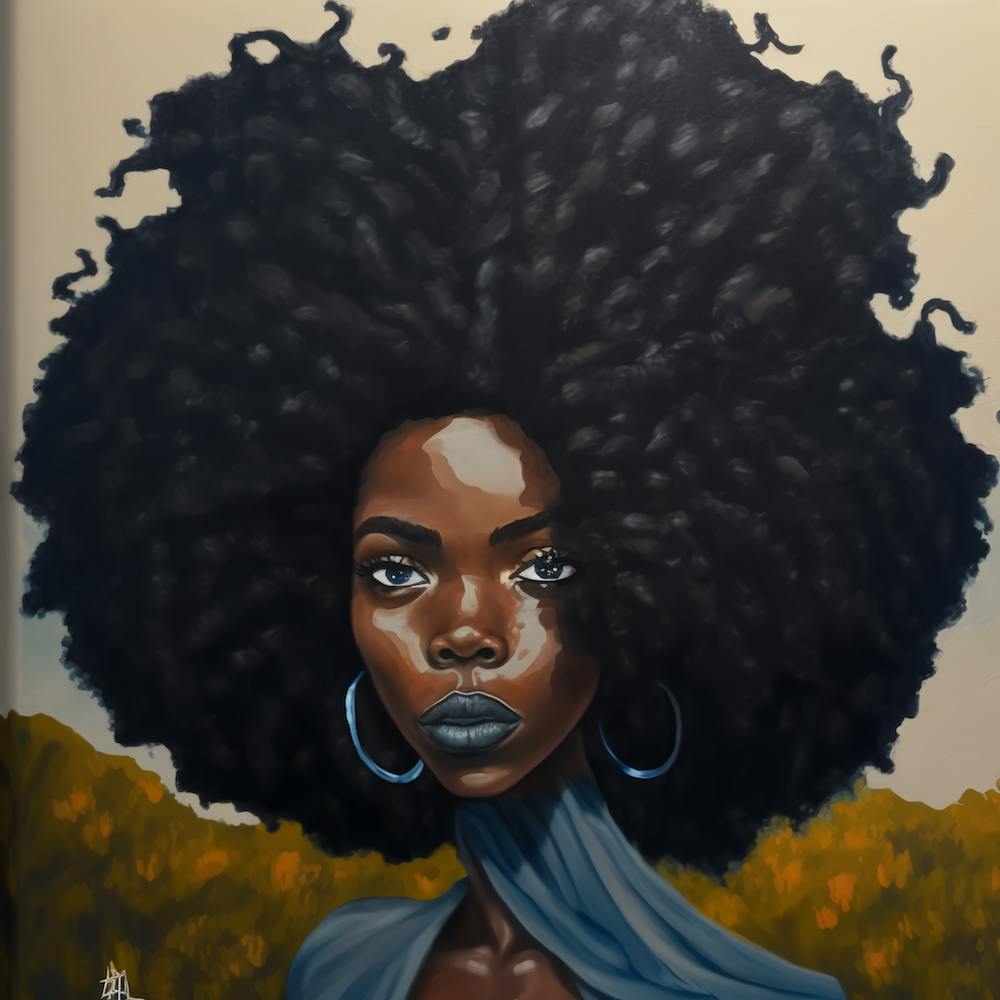 Afro Girl 1