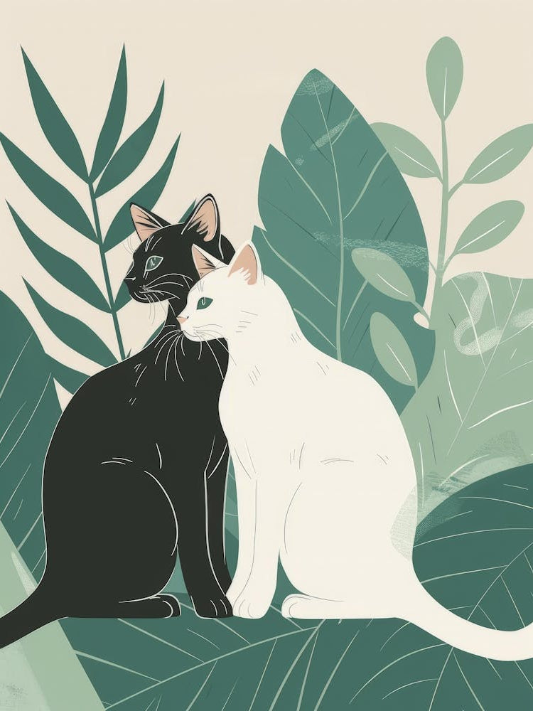 Black And White Cats 1