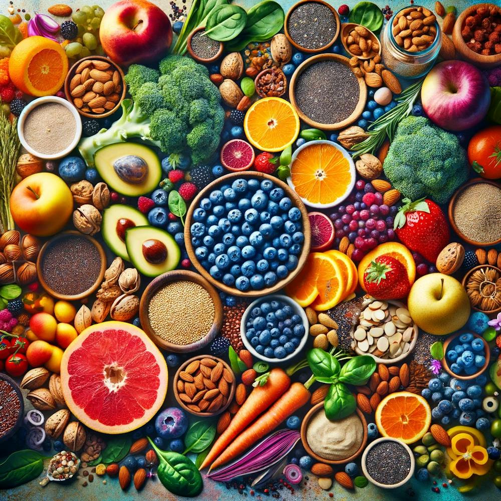 Konzept für gesunde Ernährung