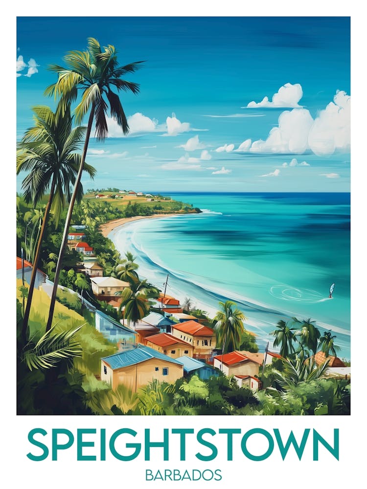 Affiche de voyage Speightstown