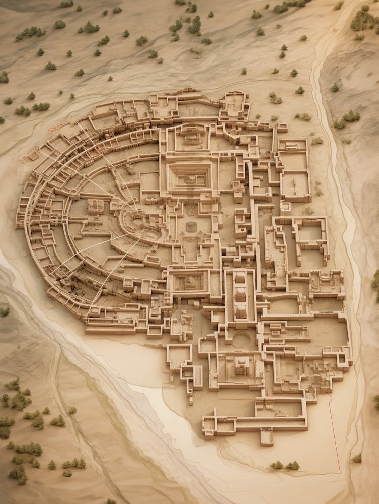 Ancient City Of Ephesus Illustration 2