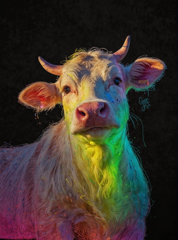 Rainbow Cow