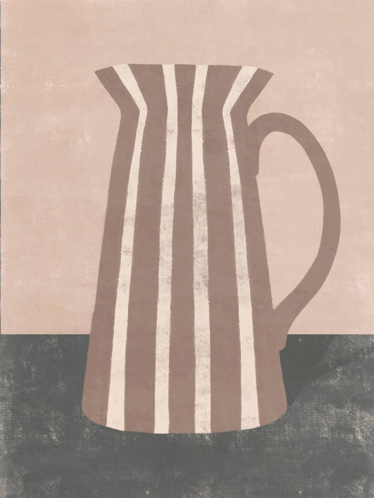 Striped Pitcher