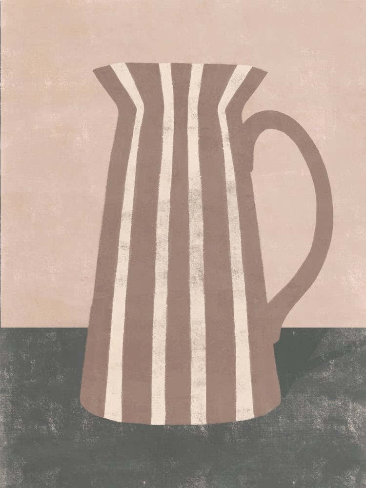 Striped Pitcher