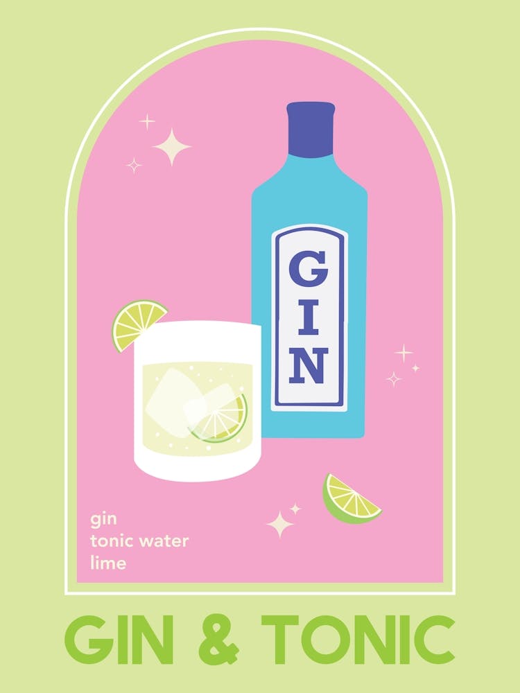 Gin & Tonic Cocktail