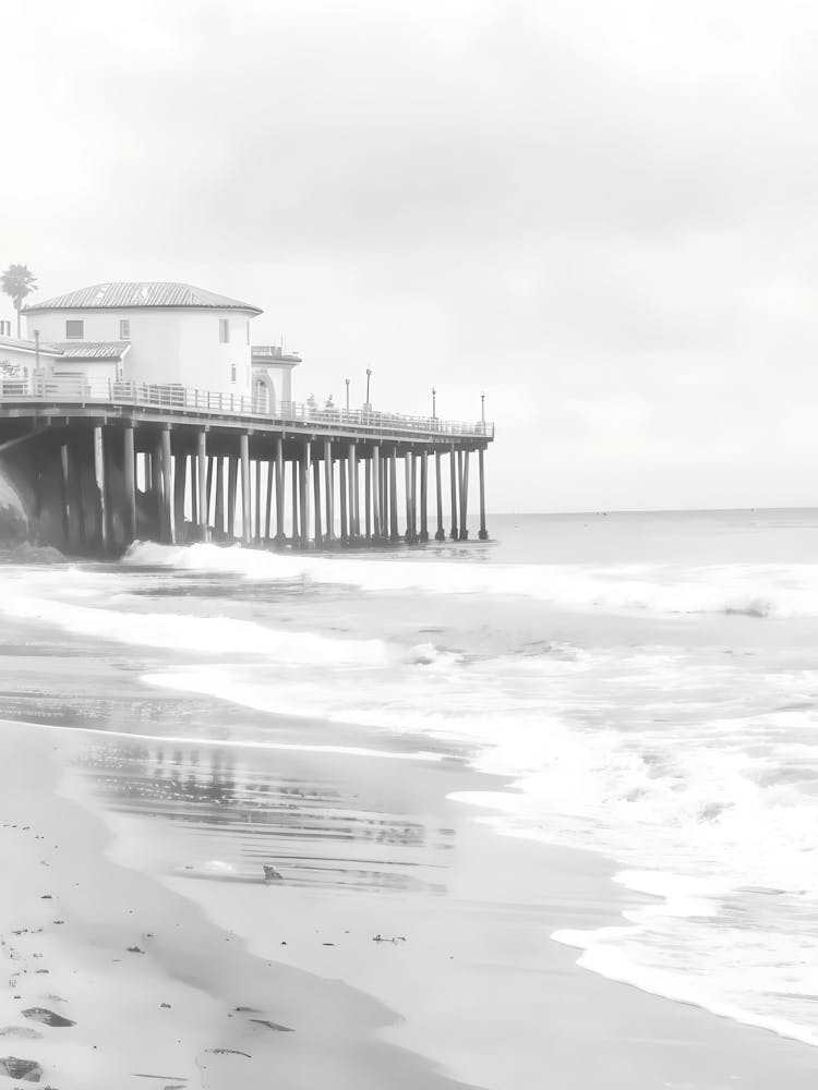 Black And White Pier 1