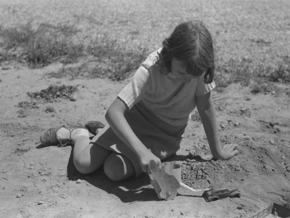Untitled Photo, Possibly Related To Child Of A Farm Worker Living At The Fsa (Farm Security Administration) Labor