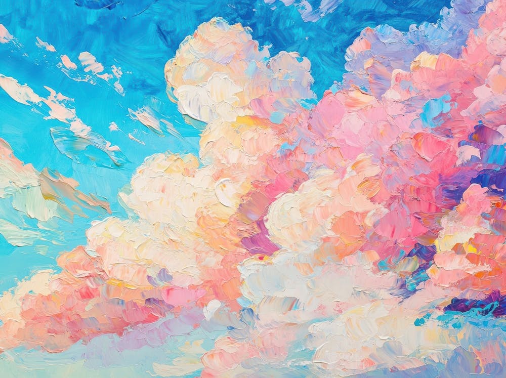 Rosa Wolken Im Himmel 9