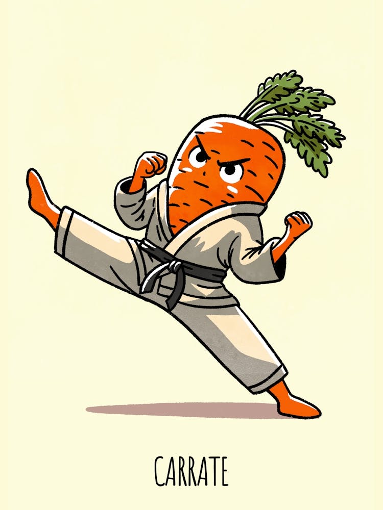 Carrate Karate Carrot