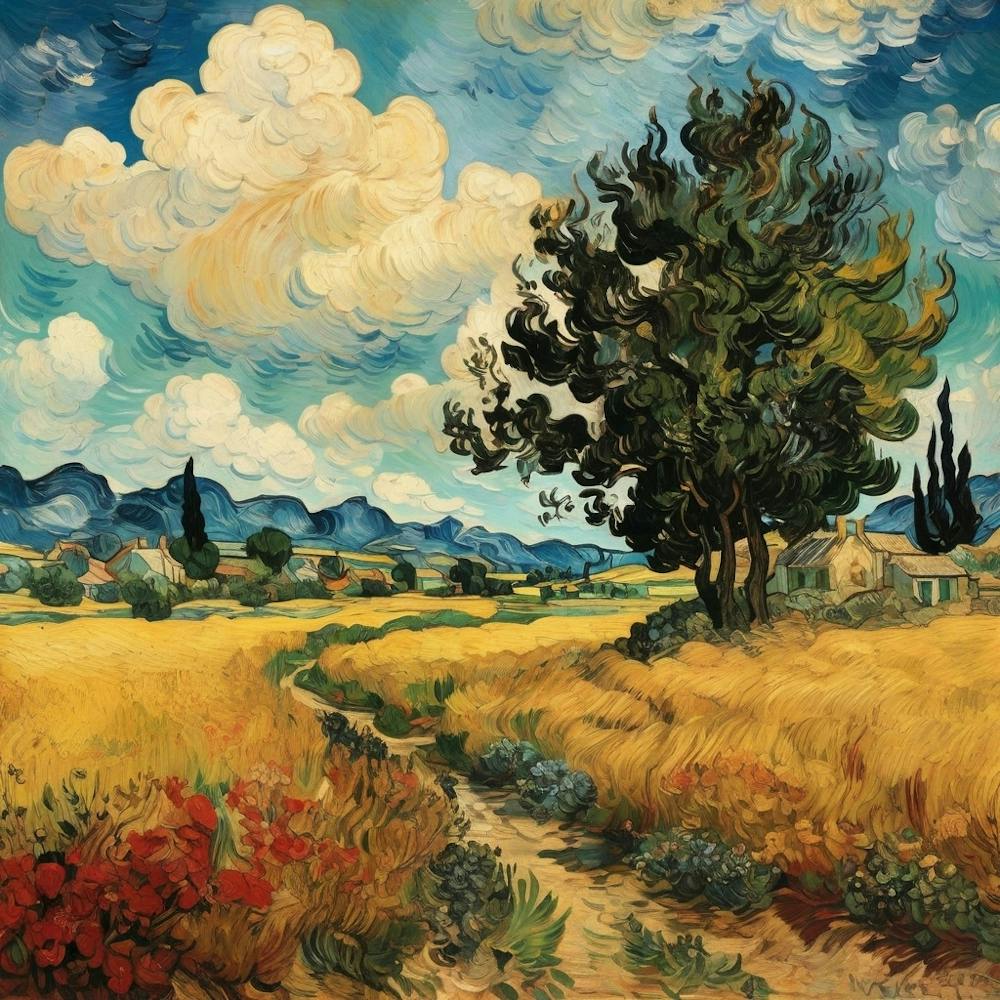 Landscape Vincent Van Gogh 3