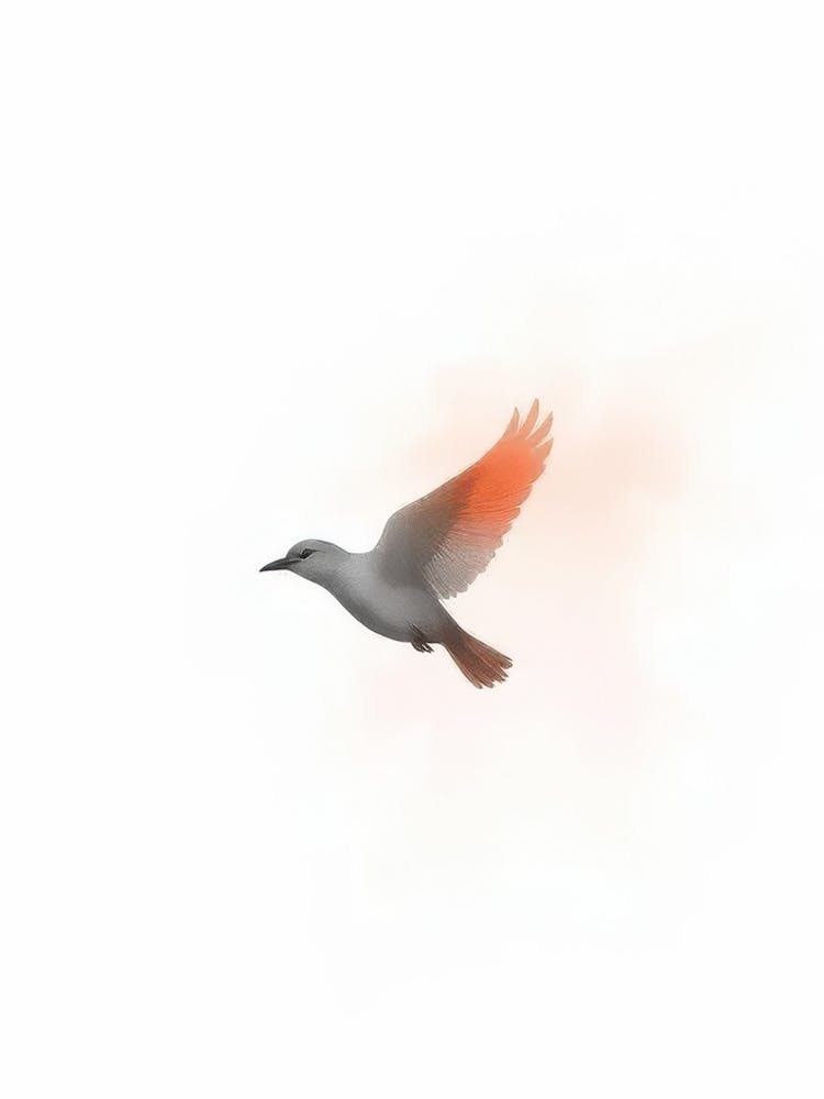 Vogel im Flug 1