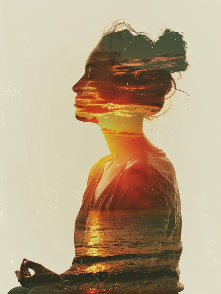 Meditating Woman 5