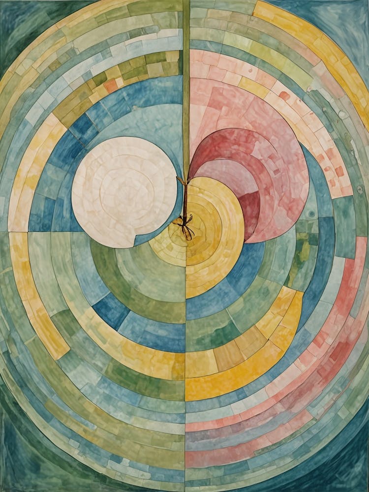 Abstract Rainbow Spiral