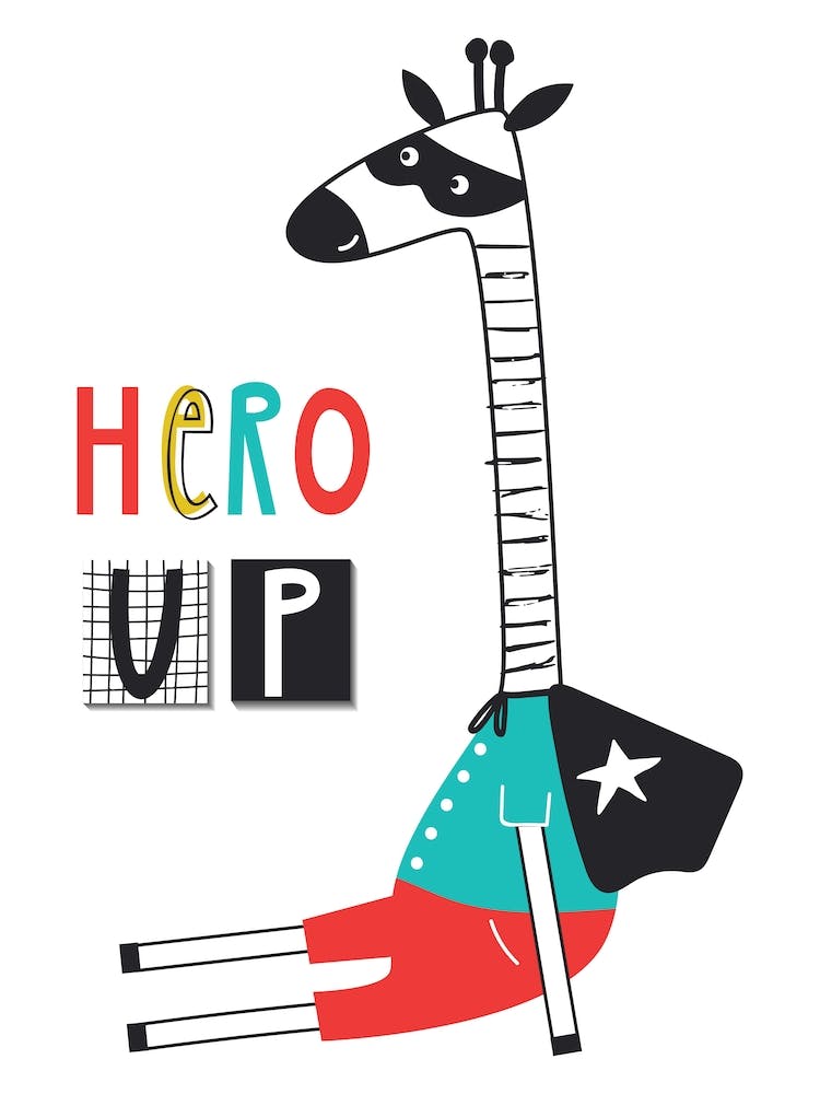 Hero Up Giraffe Kids