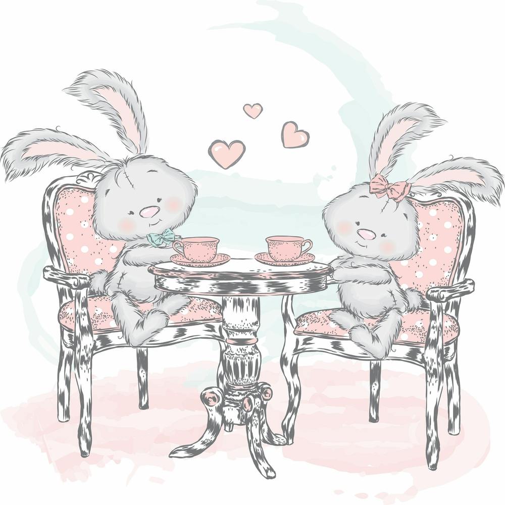 Rabbits At Tea Children's