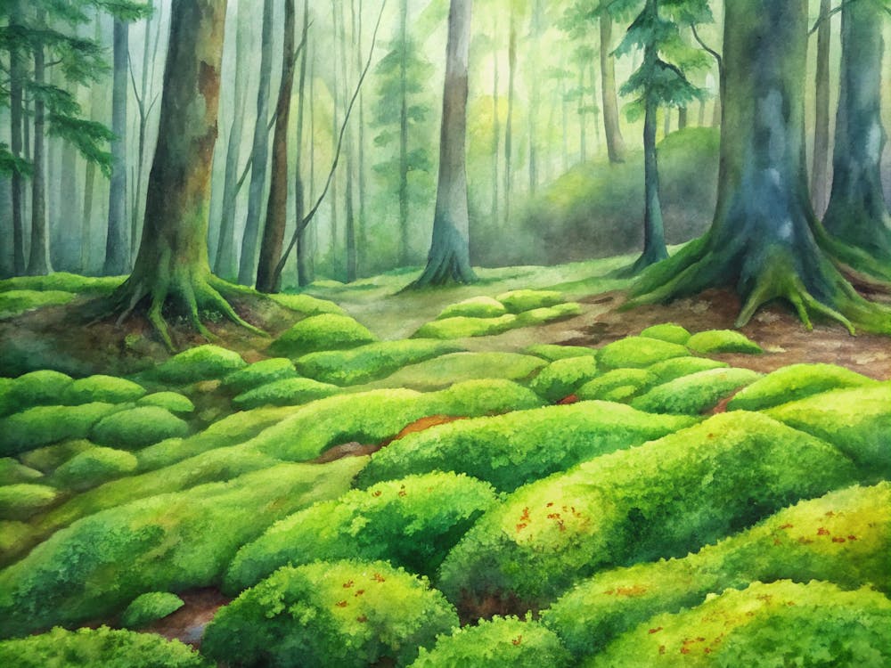5 Vivid Green Moss Carpeting Forest Floors (1)