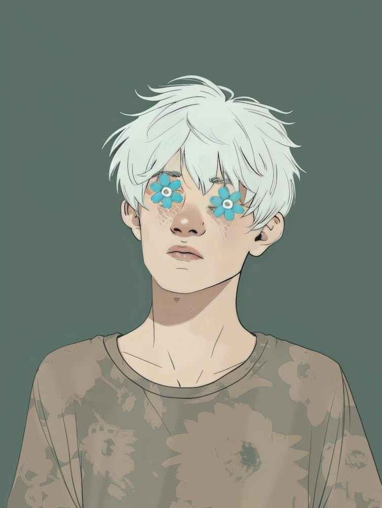 Boy With White Hair