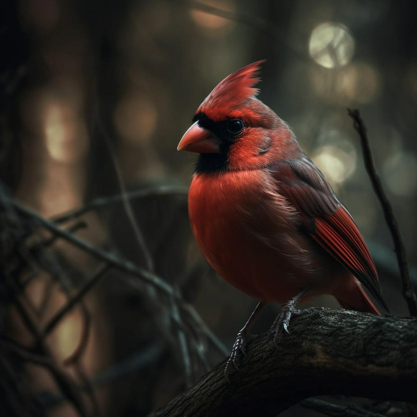 Cardinal In The Forest