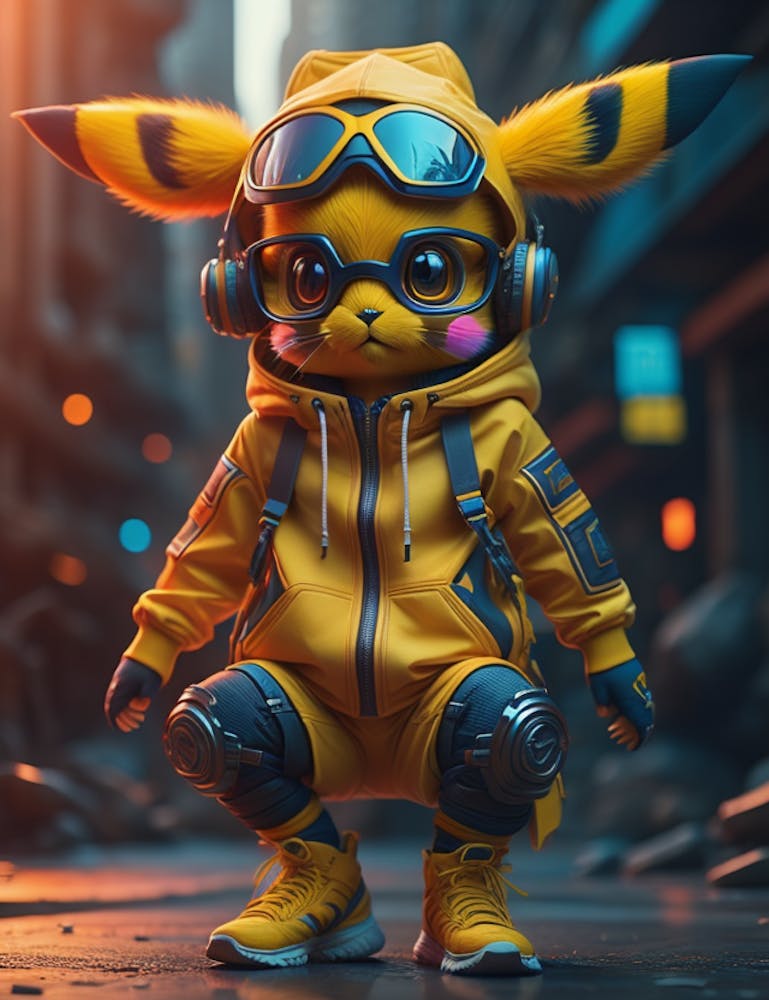 Pokemon Pikachu in Boots