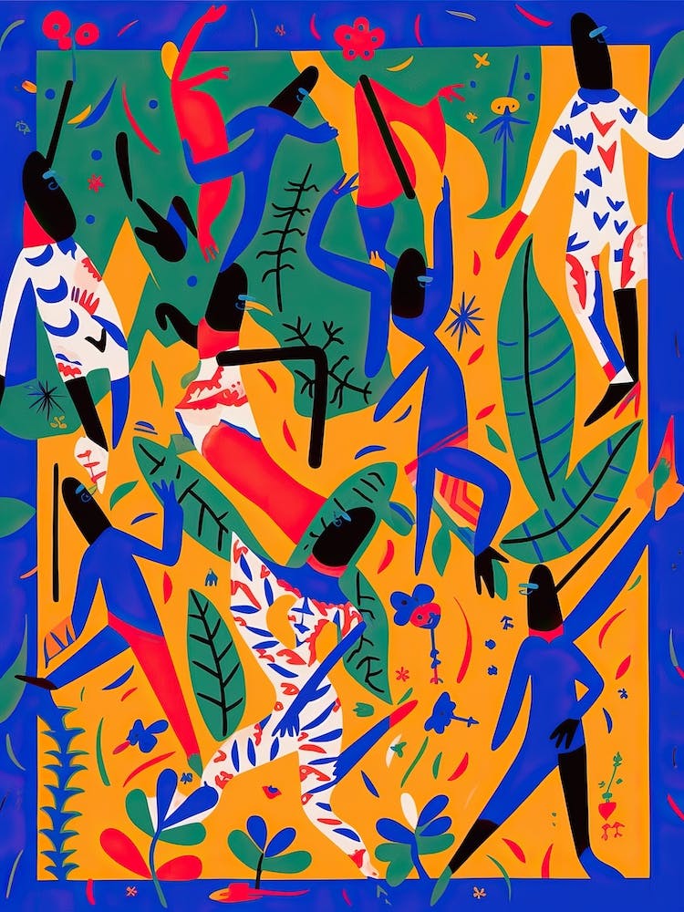 Cricket In The Style Of Matisse 4