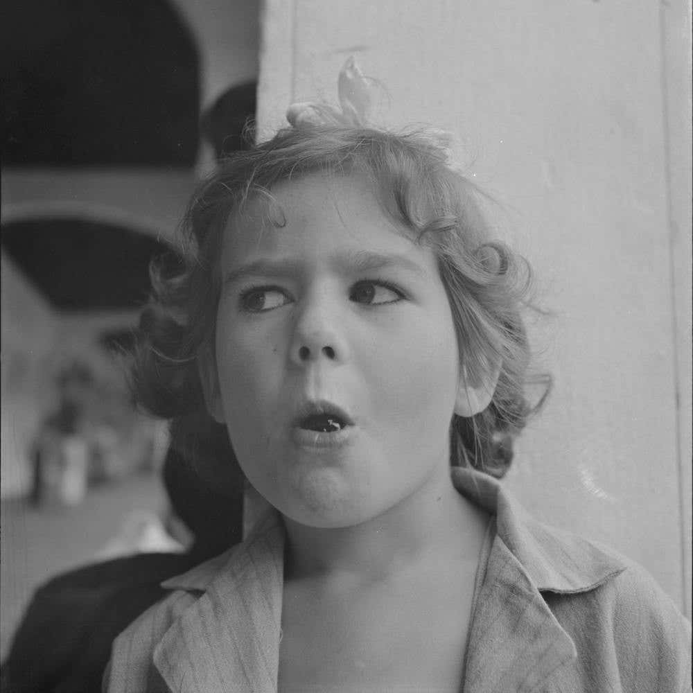 Butte, Montana, Youngster At Columbia Gardens By Russell Lee