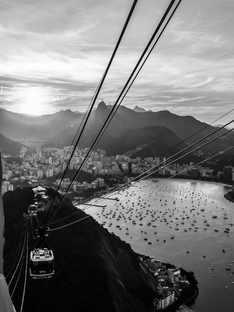 Views From The Sugar Loaf In Rio   Cable Car