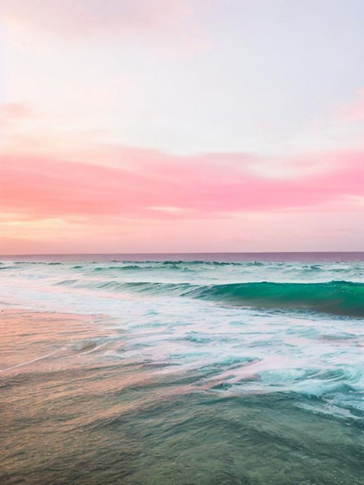 Maracas Bay, Trinidad And Tobago Pink Photography 2