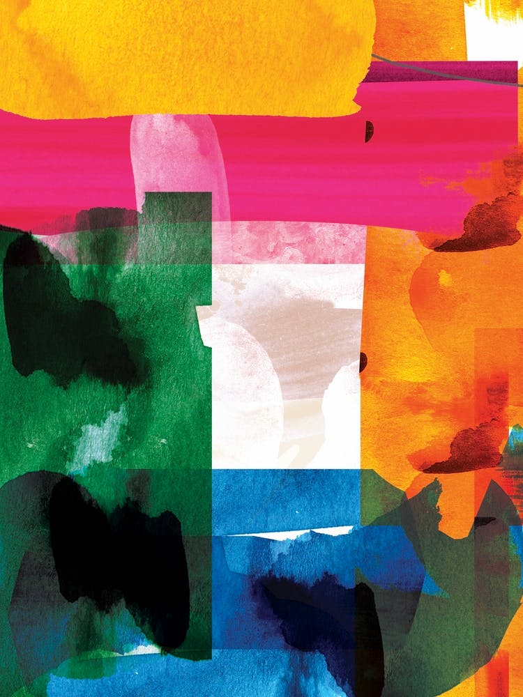Bright Abstract Watercolour 1