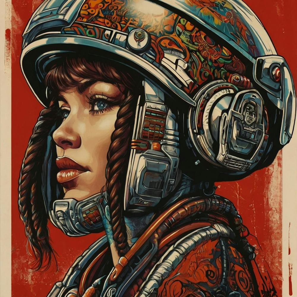 'The Girl In The Helmet'
