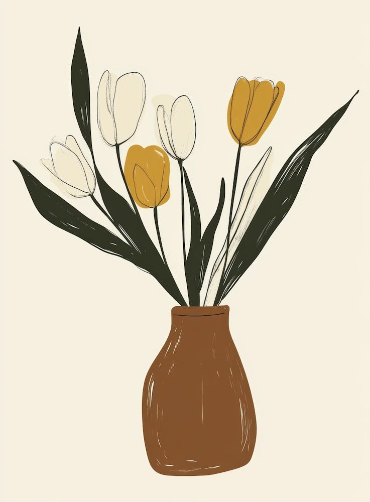 Tulips In A Vase 93