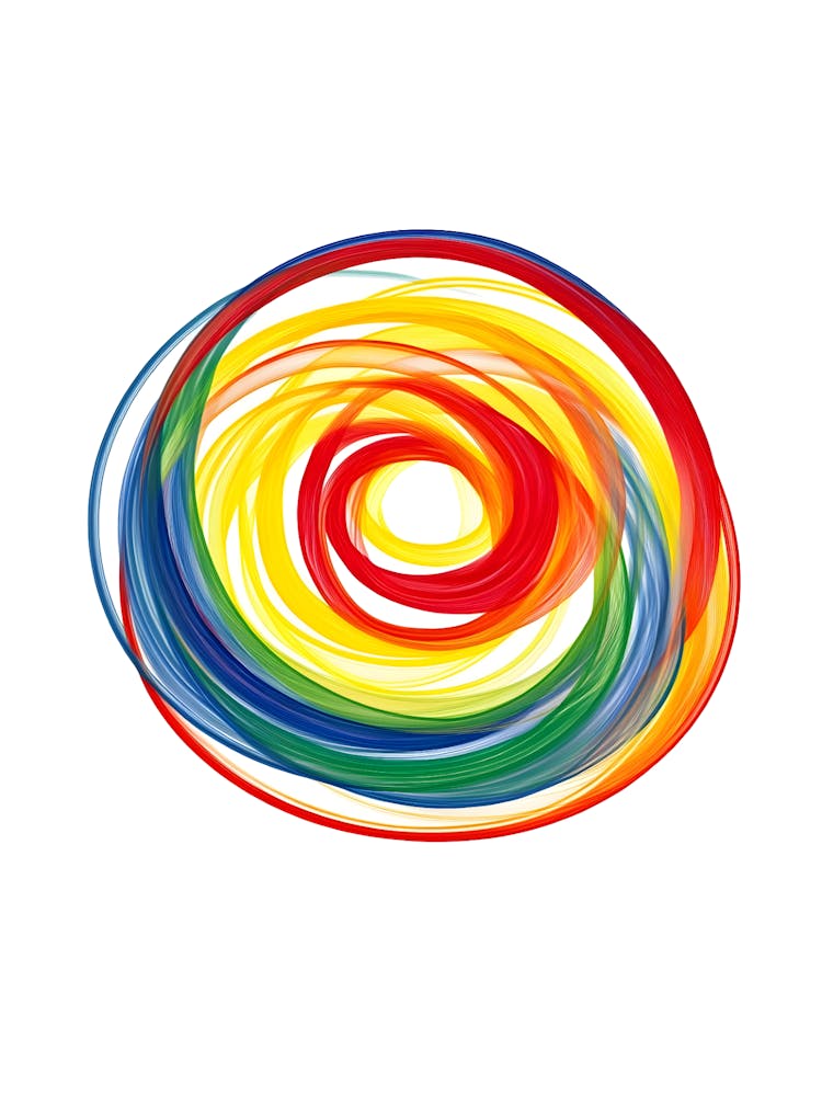 Regenbogenspirale