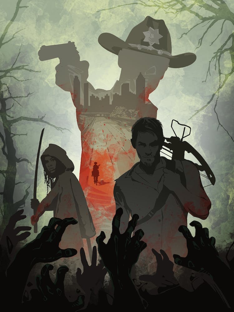 Walking Dead Silhouette