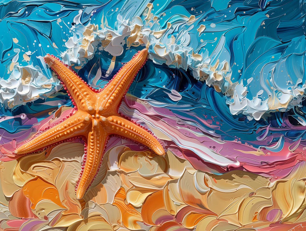 Starfish On The Beach 6